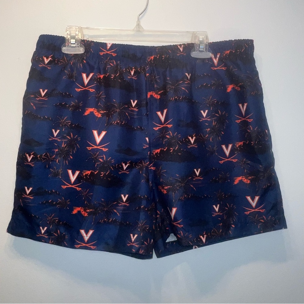 Virginia Cavaliers FOCO Mens XL Volley Swim Shorts Trunks Navy NWTS Inseam 3.5
